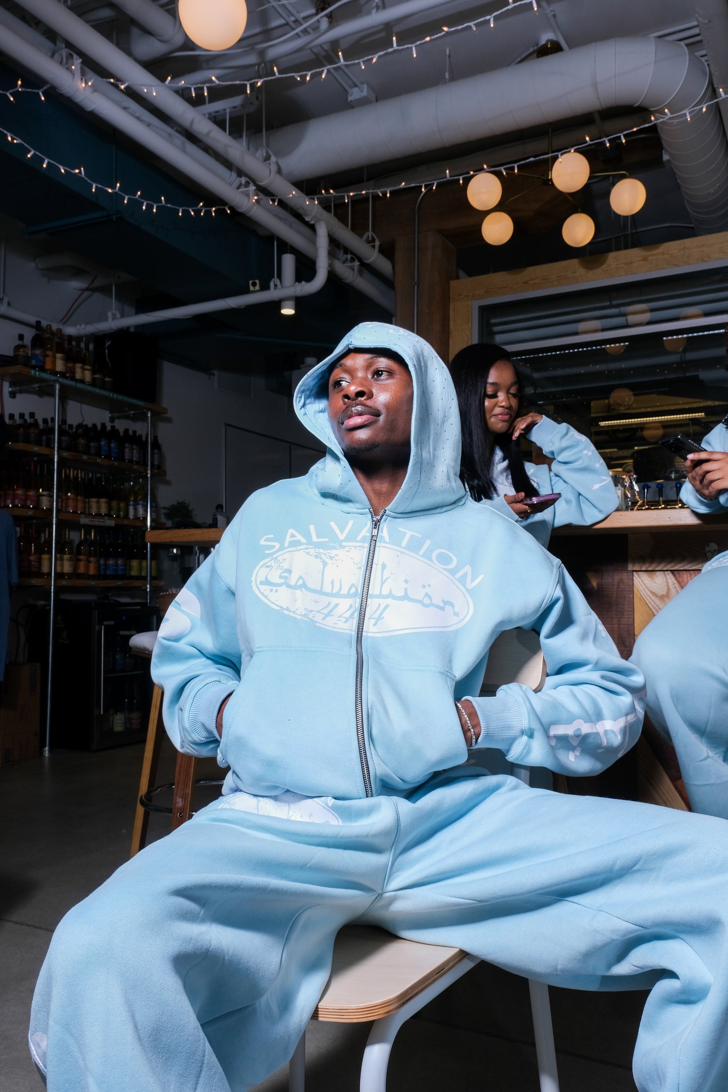 Baby Blue Sweatsuit`s