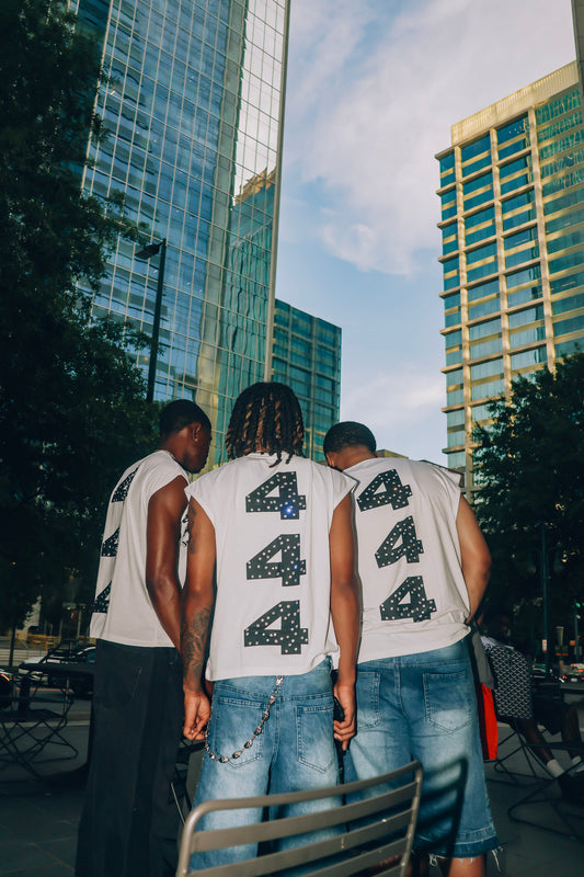 Sleeveless Lightweight Rhinestone Shirt